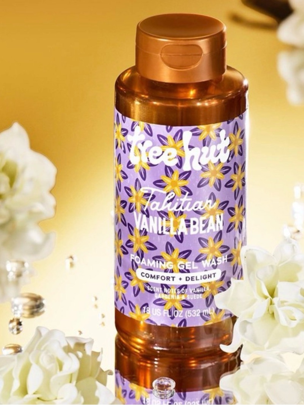New Tree Hut Tahitian Vanilla Bean Body Wash